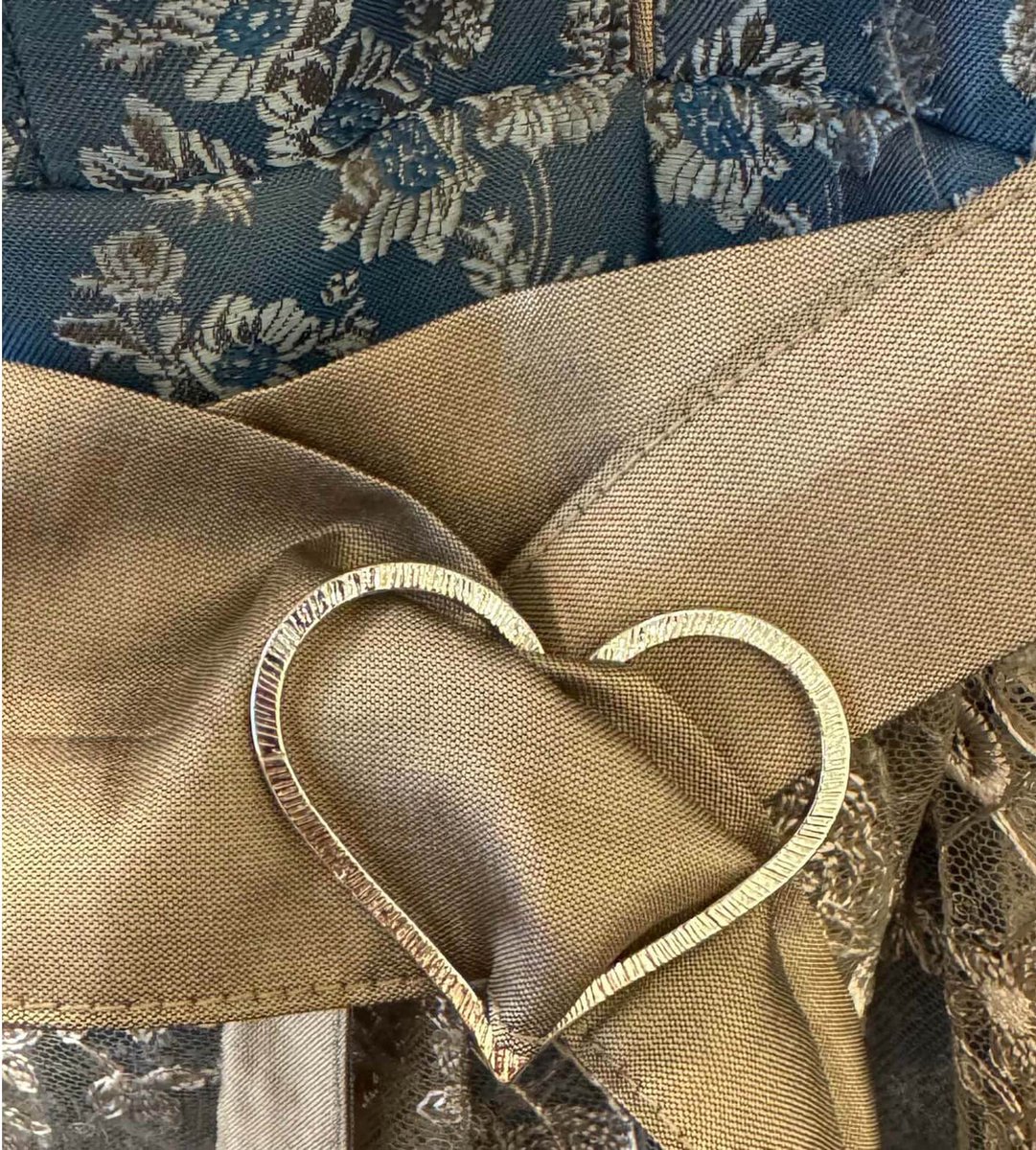 Oktoberfest - Dirndl Spangerl- Hart Zilver