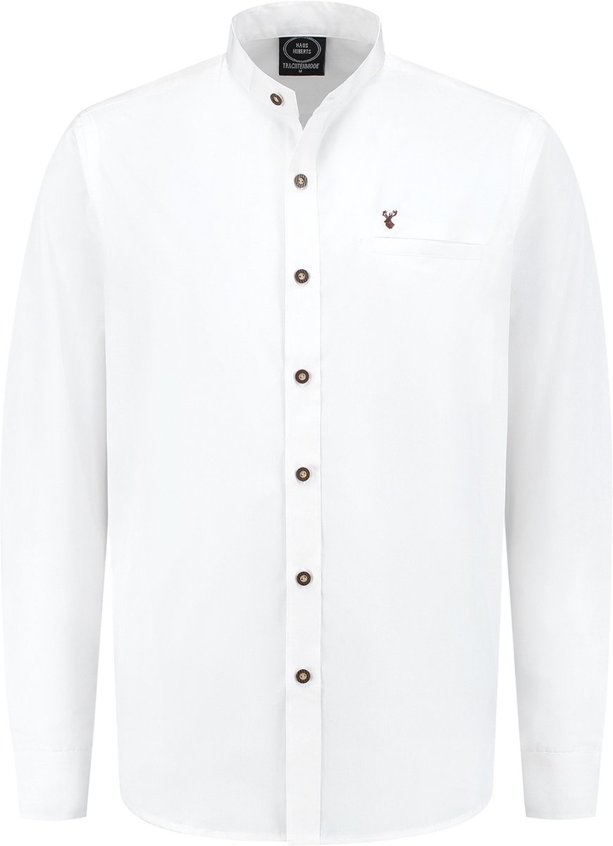 Oktoberfest Overhemd Heren - Wit - Heren Blouse - Maat L