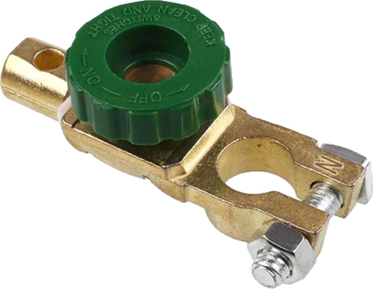 Accu pool schakelaar Switch noodswitch noodschakelaar Draaiknop Hoofdstroomschakelaar met poolklem / HaverCo