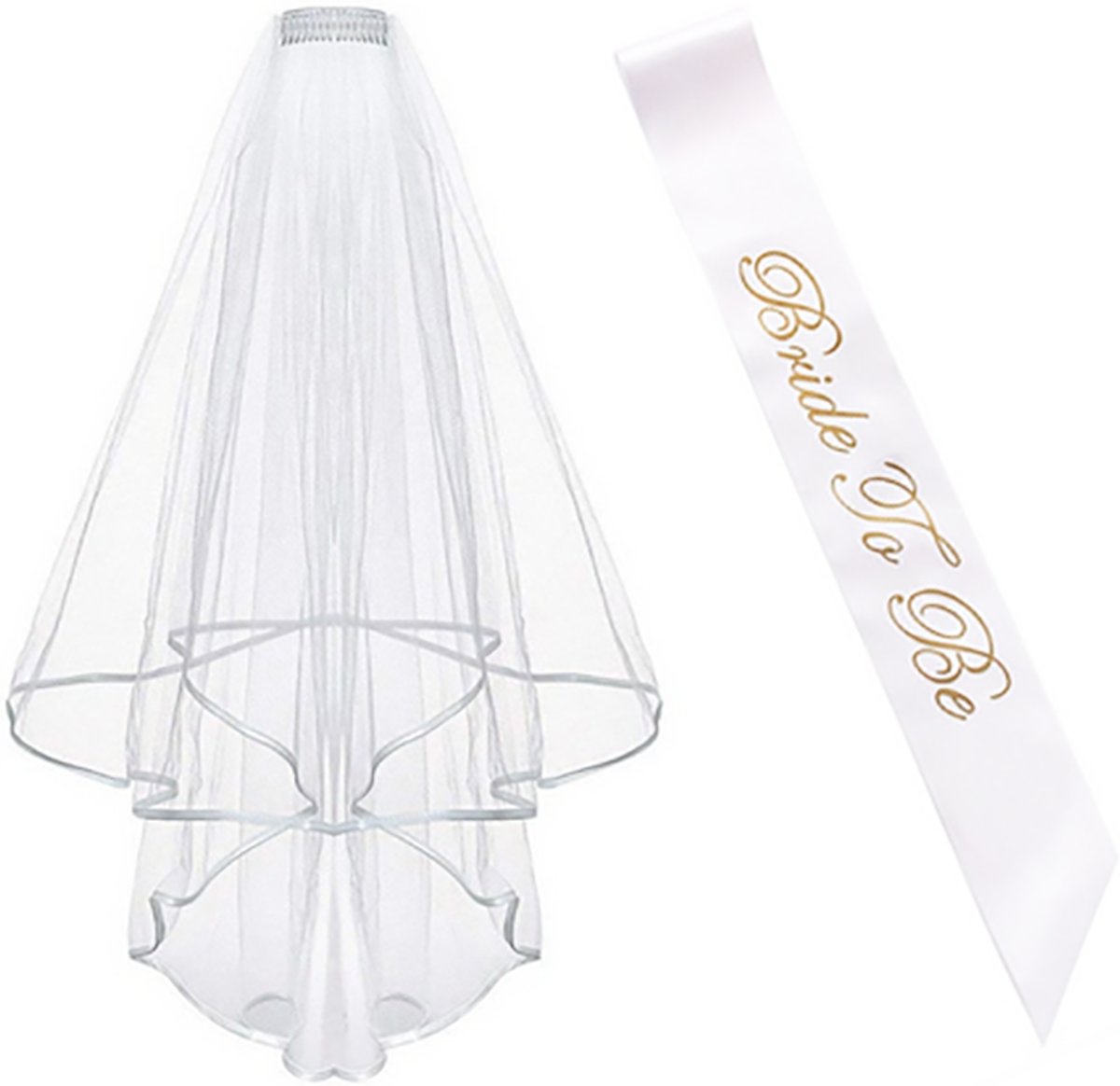 Vrijgezellenfeest vrouw outfit verkleden Sluier en Sjerp Bachelorette Bride to be Bachelor Party / HaverCo