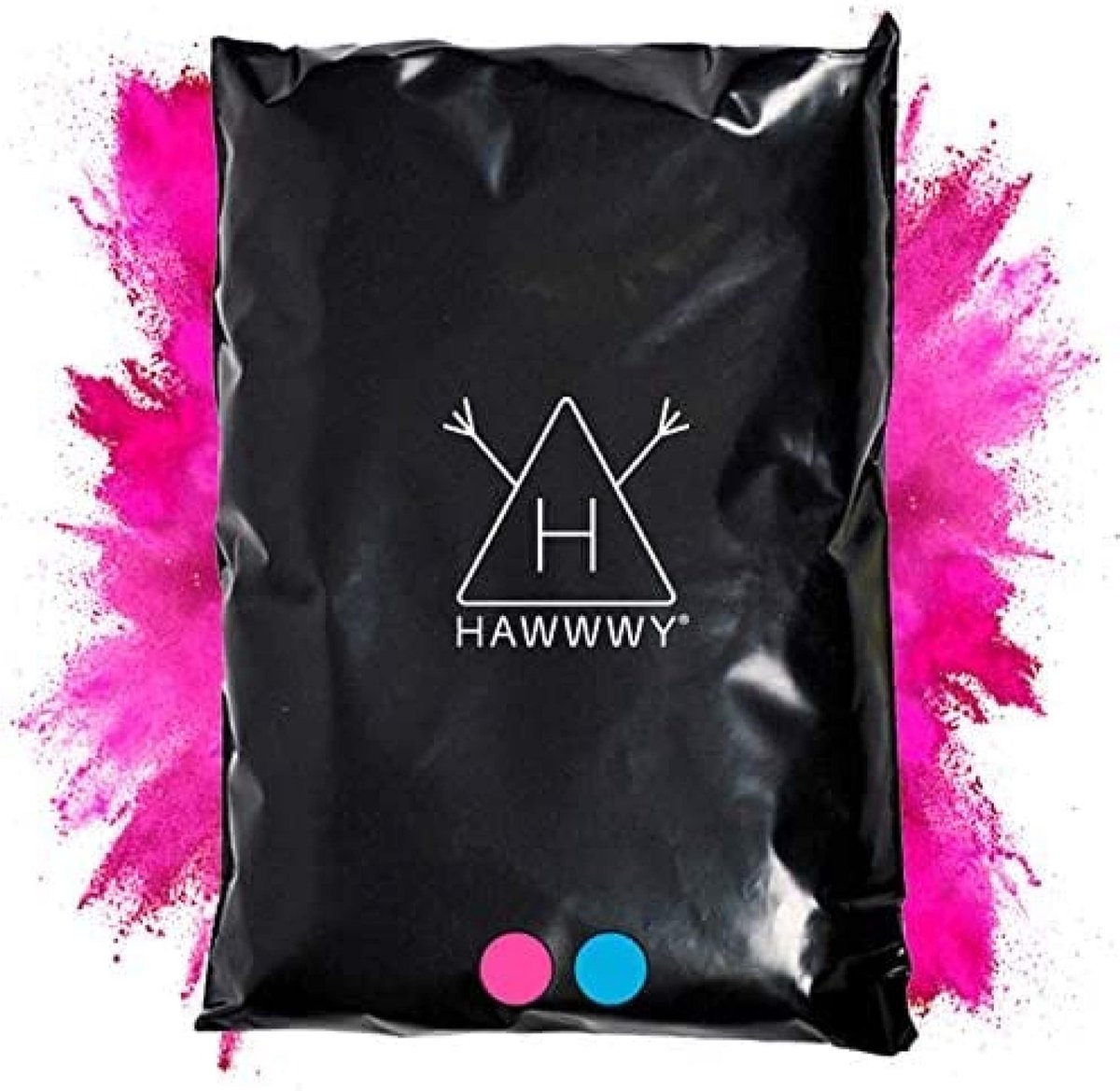 Hawwwy® Kleurrijk Poeder voor Holi Festival, Gender Onthullen Poeder Burn-Out Babymeisje Aankondiging Gekleurd Tannerit Verrassing Fun Spel voor Holi Festival, Motorfiets Uitlaatauto Banden Truck (Roze 2 Pond))