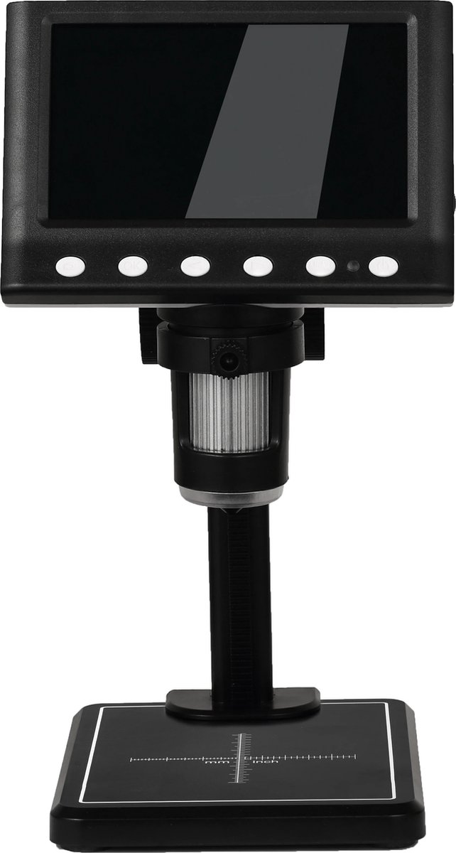 AB Shop - Digitale microscoop - microscoop digitaal - 1600x USB - 1080P - compatibel met Windows/Mac OS - inclusief 8 verstelbare LED lampjes - zwart