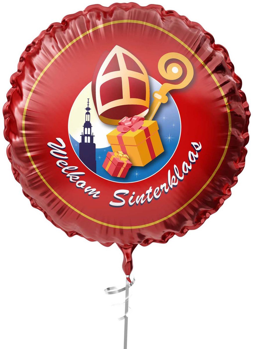 Folieballon welkom Sinterklaas - 45