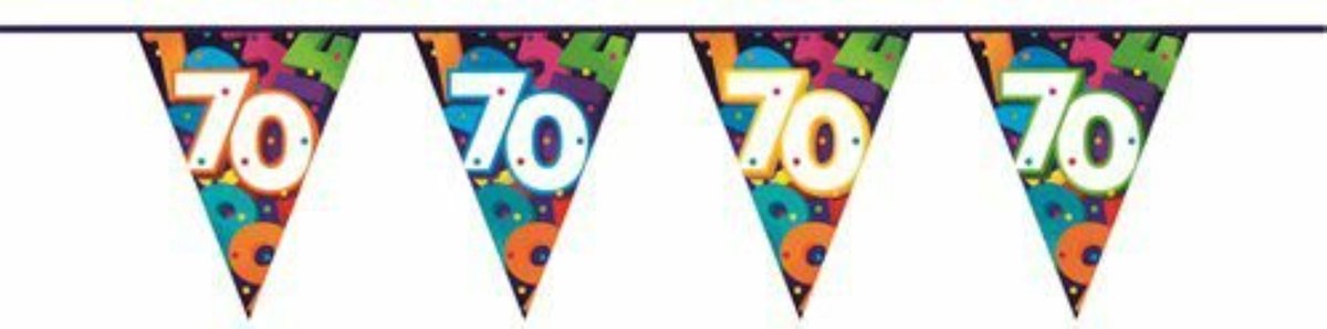 Vlaggenlijn Cijfers 70 jaar - 10 meter