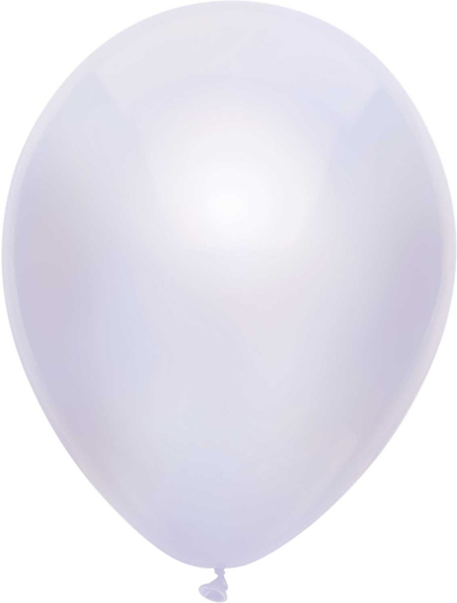 Haza Original Ballonnen Metallic Wit 10 Stuks
