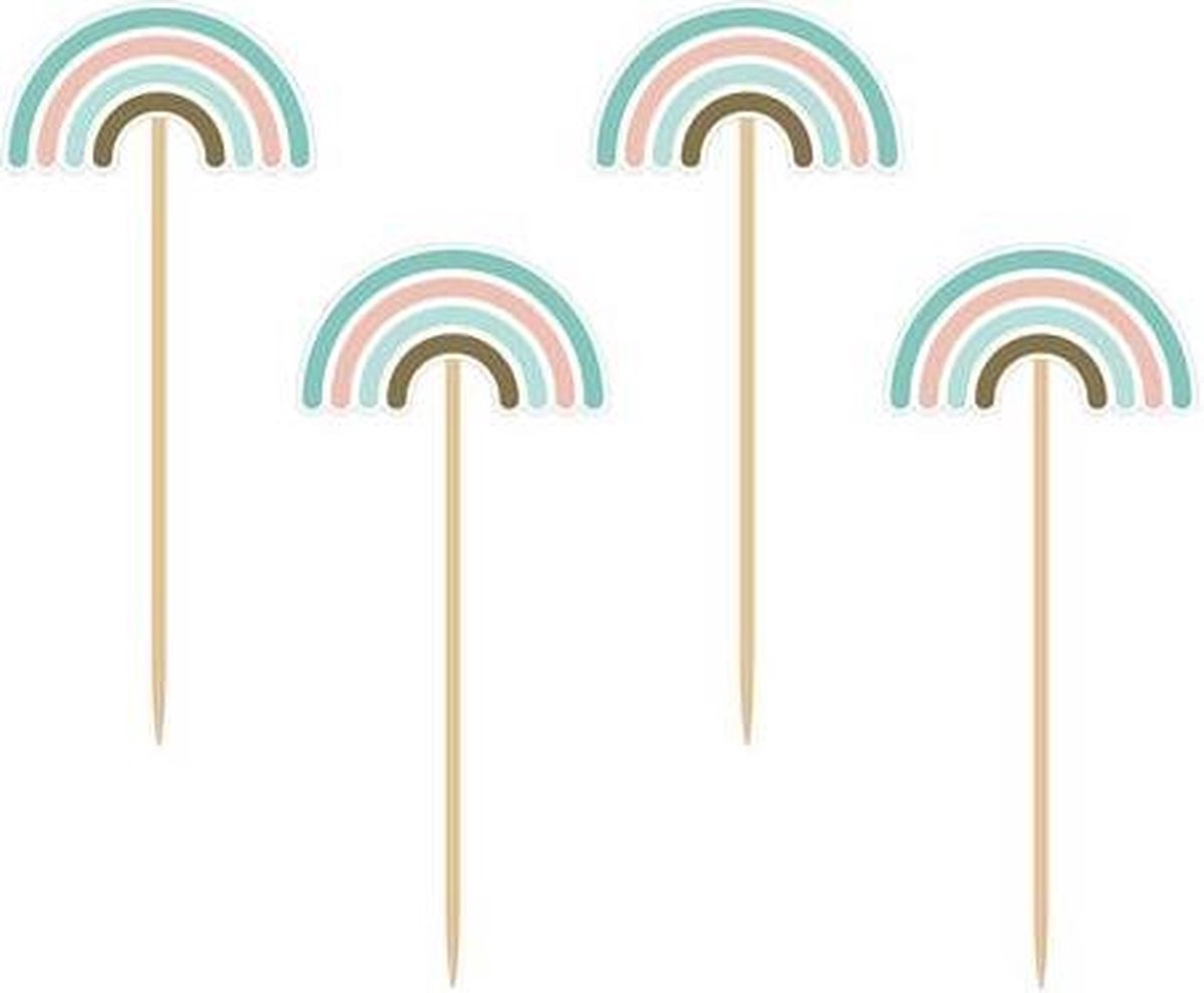 Haza Original  s Regenboog Hout/papier 8 Stuks