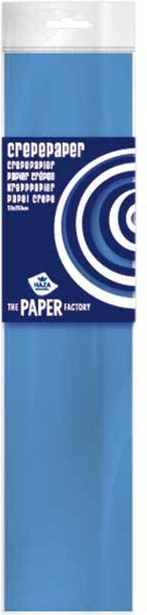 Haza Original Crêpepapier The Paper Factory 250 Cm Blauw