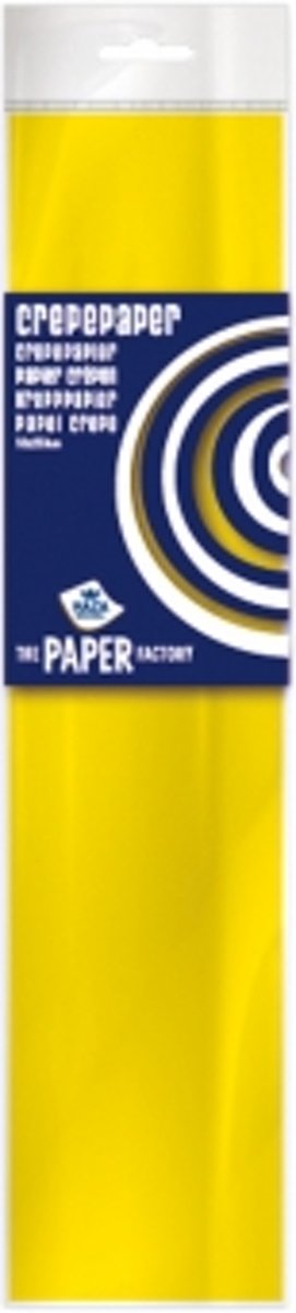 Haza Original Crêpepapier The Paper Factory 250 Cm Geel