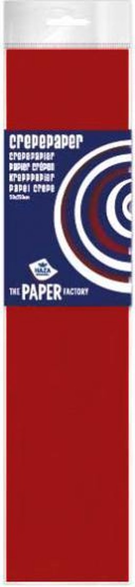 cr√™pepapier The Paper Factory 250 cm rood