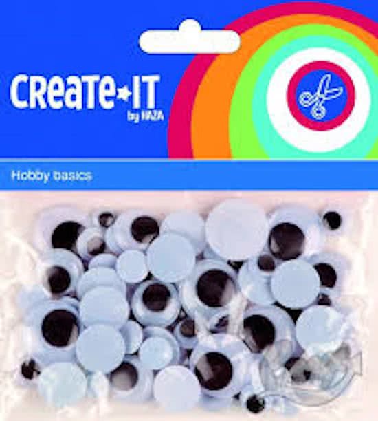 Bewegende oogjes 75 stuks