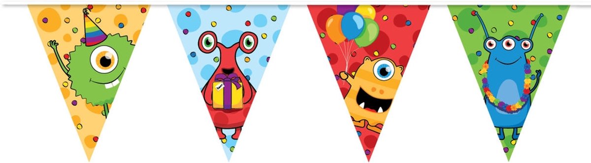 vlaggenlijn -monster party -