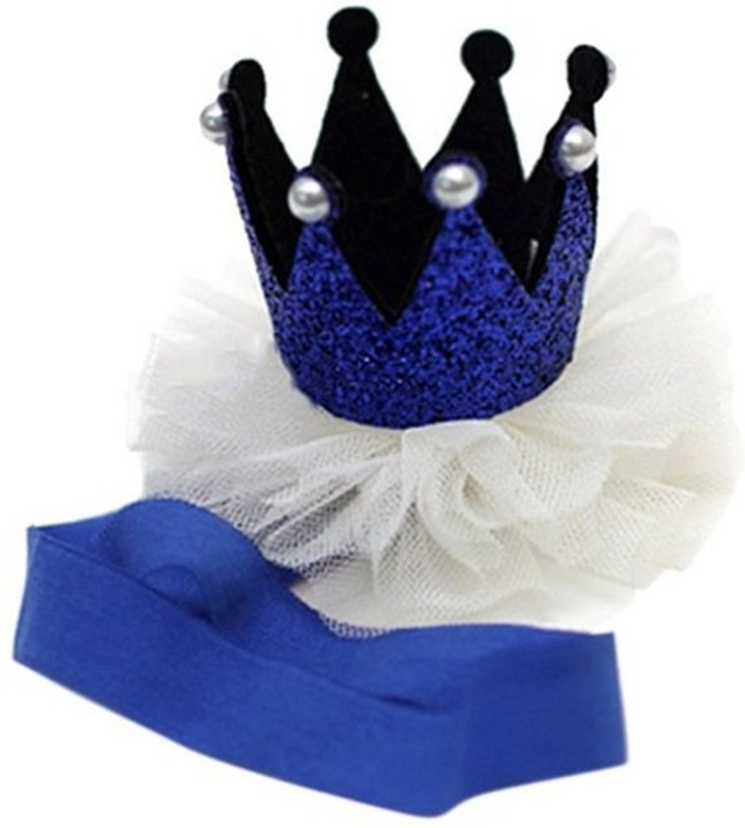 10 st - Haarband Baby - Princes Kroontje - Zilver - kinderfeestje -   - dagaanbieding - aanbiedingen