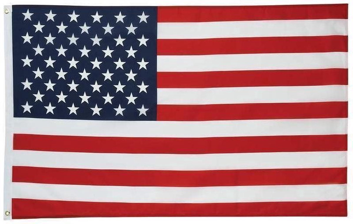 *** Amerika Vlag 90x150cm - Vlag USA - van Heble® ***