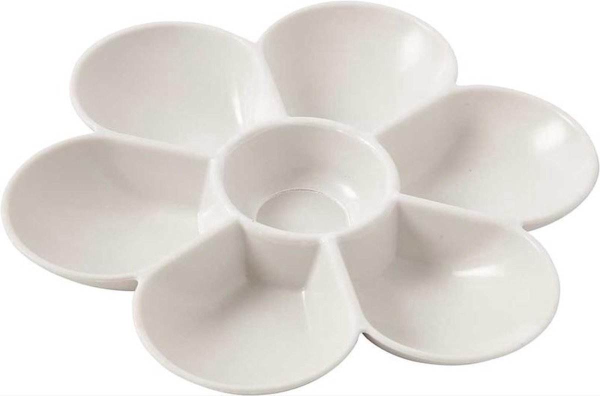 *** Bloemvorm   - 17 cm Diameter - Schilderen - Hobby - van   ***