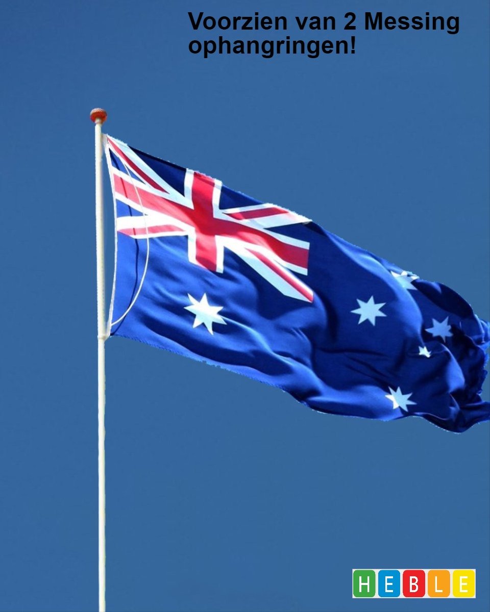 *** Grote Australië Vlag 90x150cm - Vlag Australia - van Heble® ***