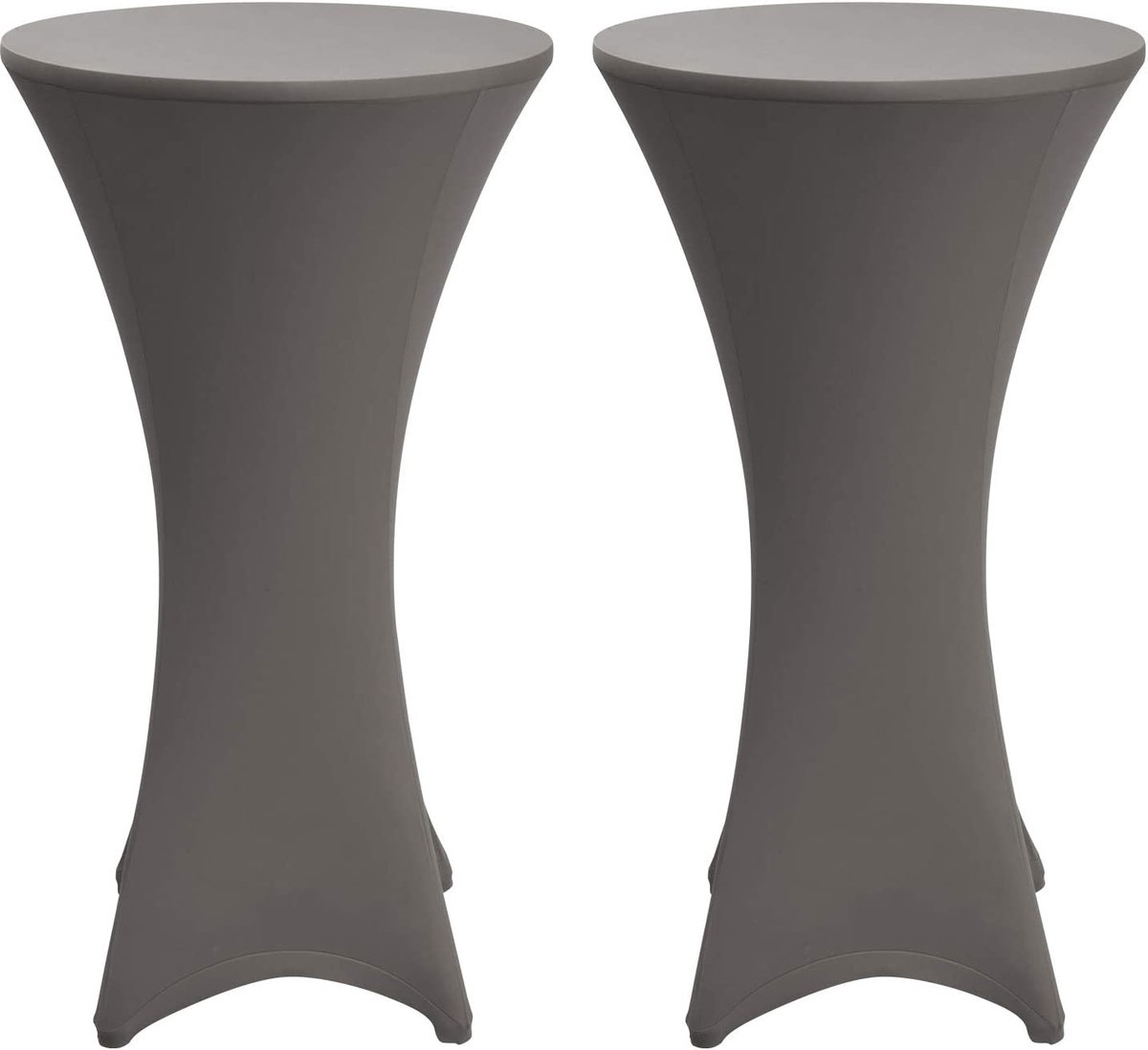 *** Statafel Hoes Set Van 2 - Statafelrok - Feestje - Ø 80 x 110 cm - van   ***