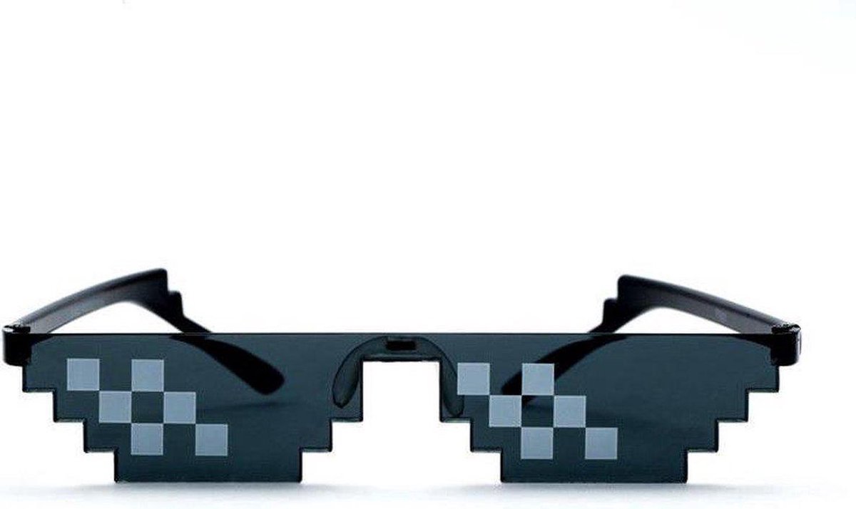 *** Thug Life zonnebril - Festival zonnebril - Ultieme eyecatcher - Feest Party Thema - van Heble® ***