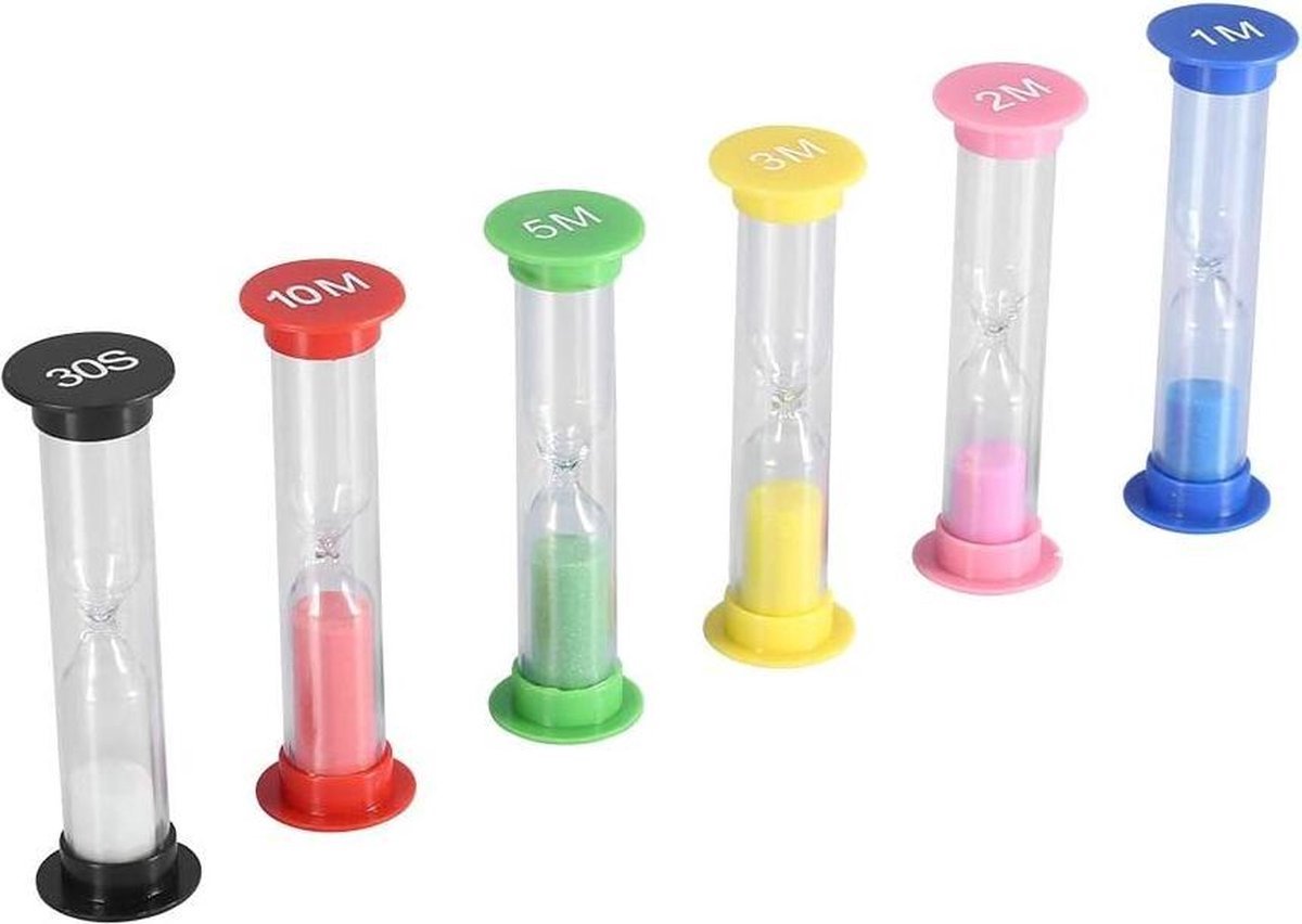 ***Set 5  s - 30 Seconden, 1, 3, 5 en 10 Minuten - Timer voor Yoga, Douchen & Tandenpoetsen - van   ***