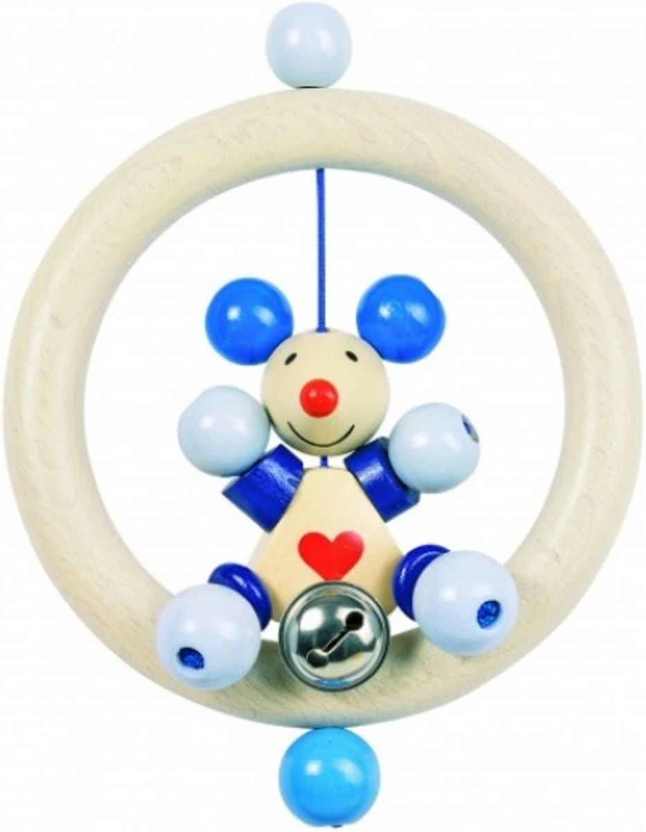 Bijtring Muis - Blauw