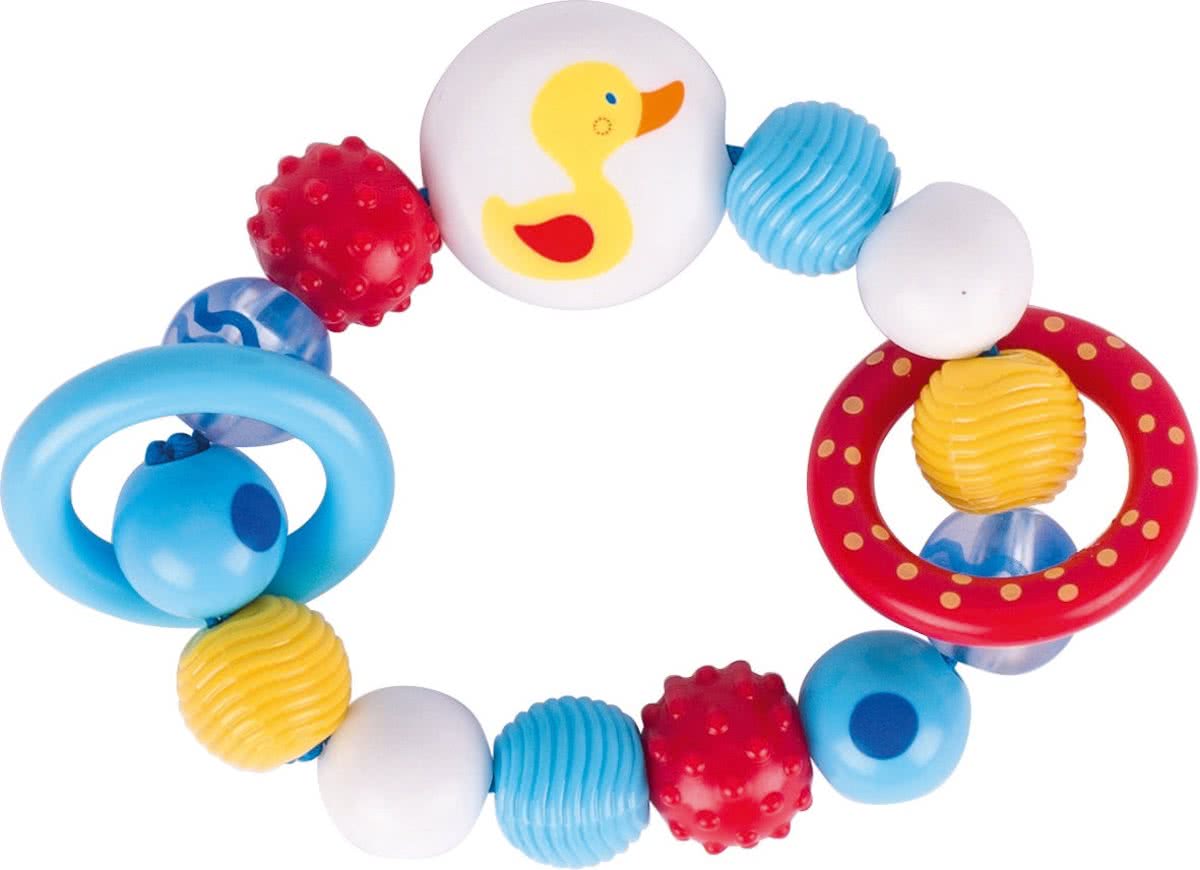 Heimess Bijtring Eend Plastic Met Elastiek