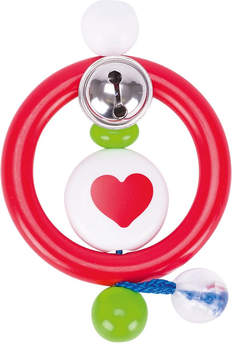 Heimess Bijtring Hart Plastic, 8 Cm