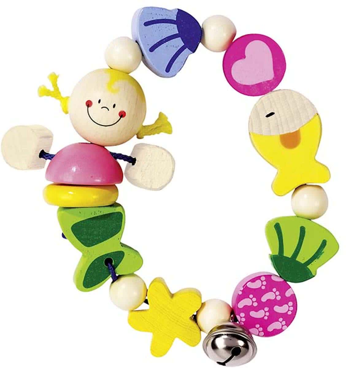   Bijtring: ZEEMEERMIN diam.11cm, met elastiek