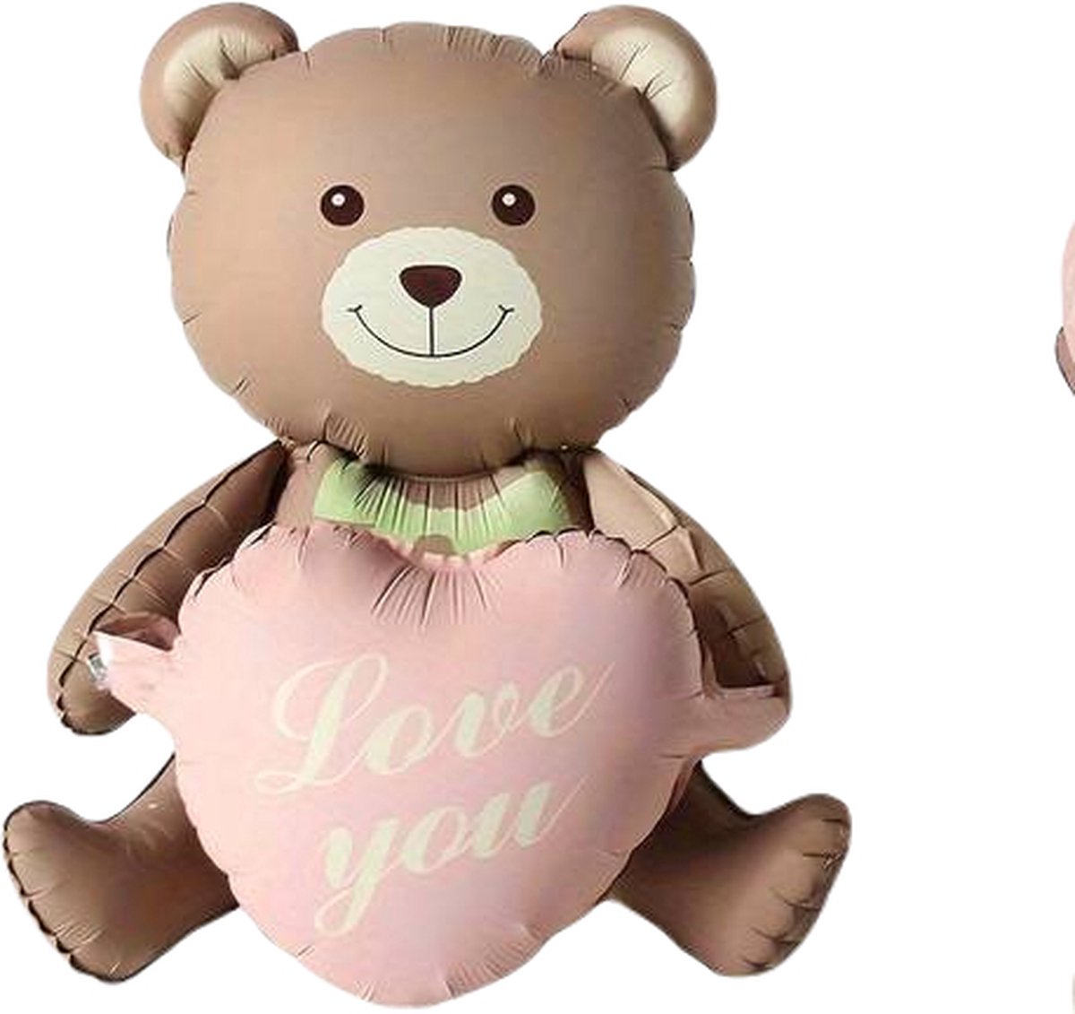 Ballon Beer I Love You - Folieballon - Romantisch - Liefde - Valentijn - Hart - 67x106 cm