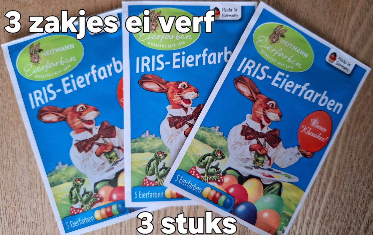 Eierverf tabletten - 3 Zakjes - Ei kleuren - Pasen - Ei verf -Ei verven - VOORDEELpakket van 3 zakjes met elk 5 kleurtabletten -