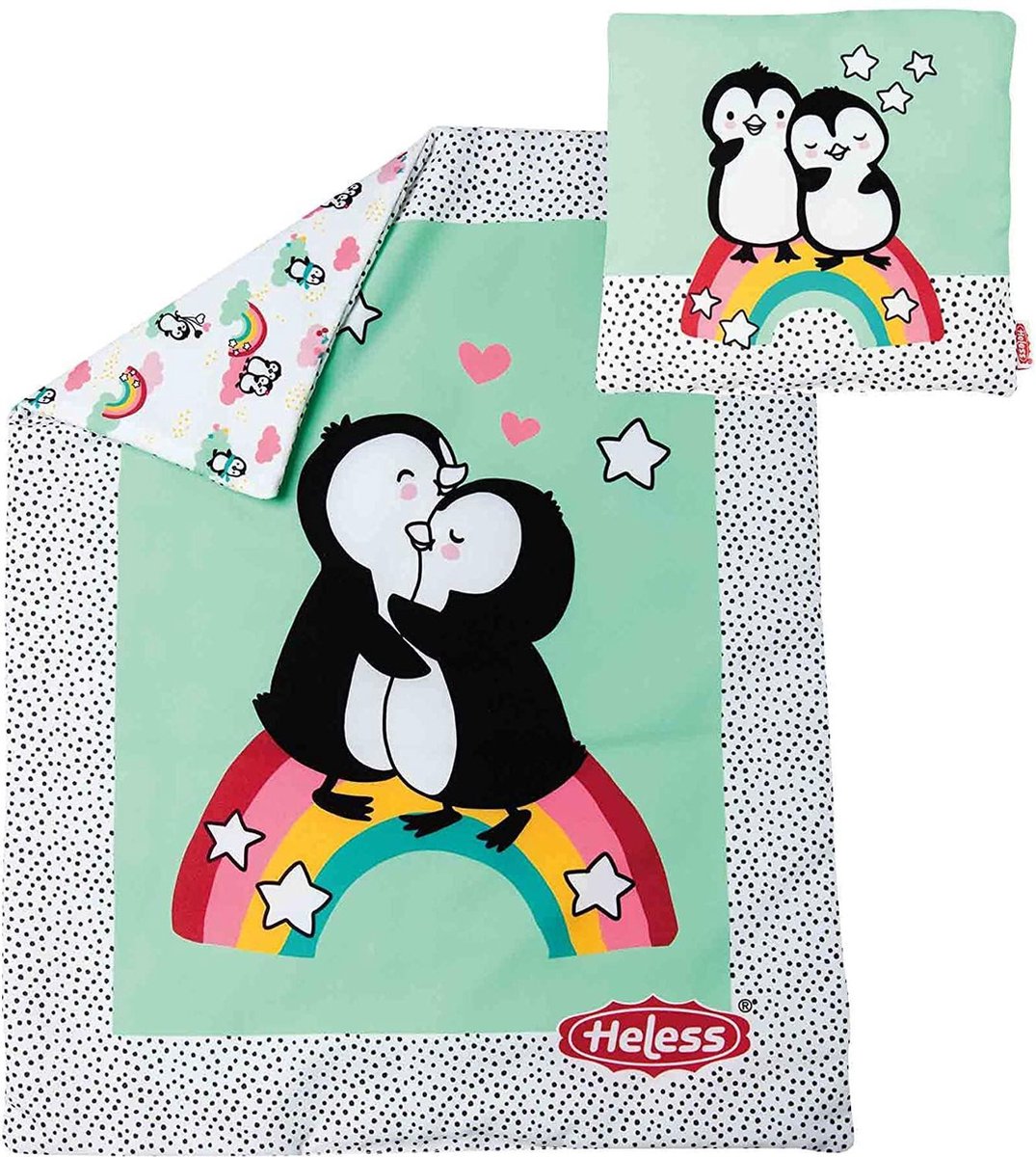   Bedtextiel Pinguïn Junior 44 X 34 Cm Polyester 2-delig