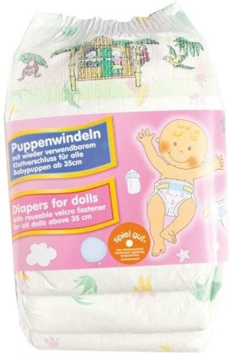 Heless Poppenluiers 4 Stuks Voor Poppen Van 35-50 Cm