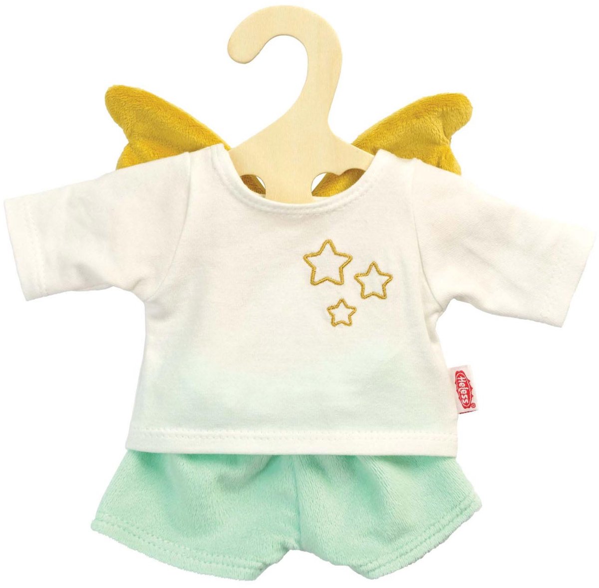 Heless poppenoutfit engel met vleugels 28-35 cm polyester.