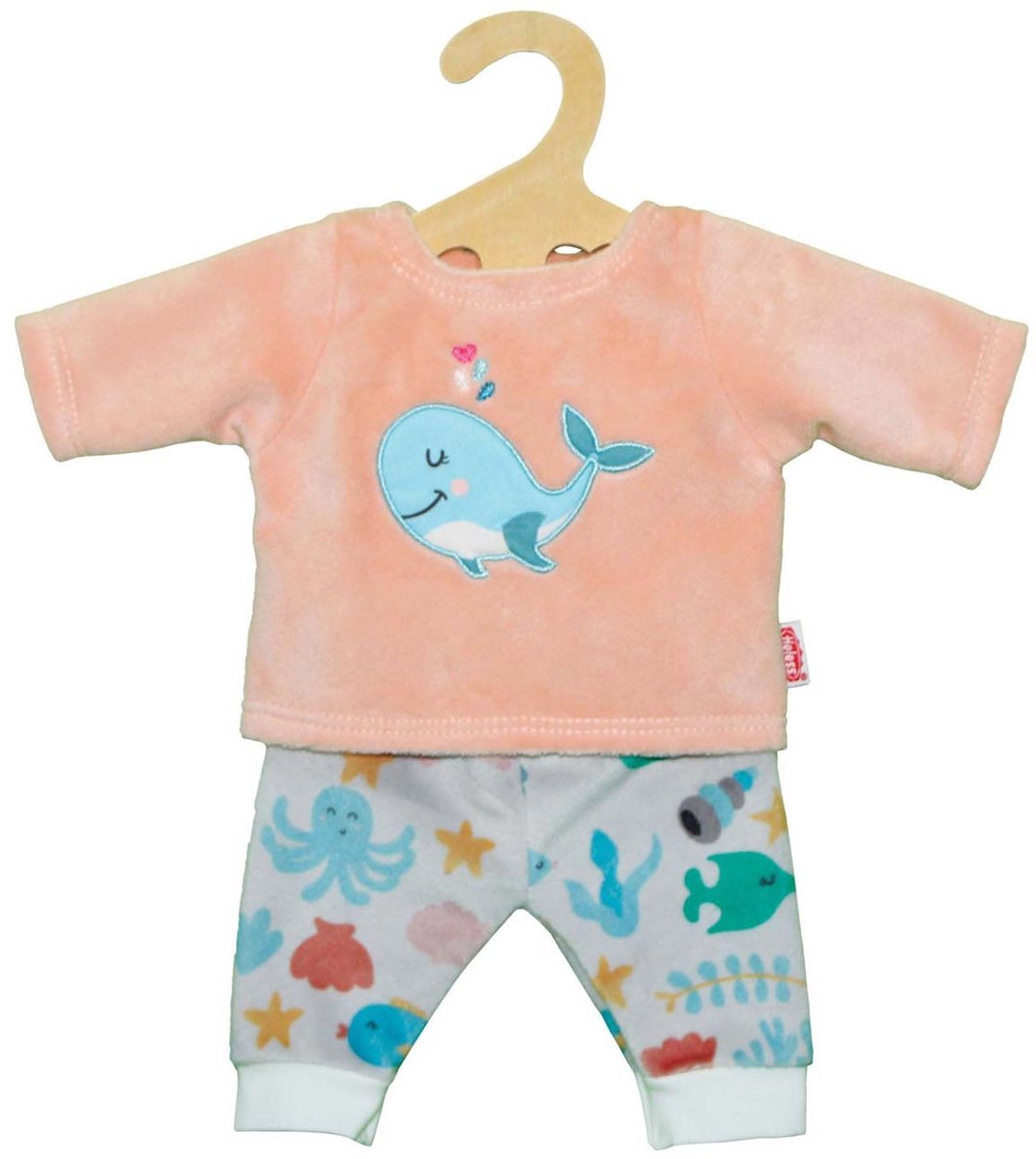 Pyjama walvis Bobby (2-delig/35-45cm)