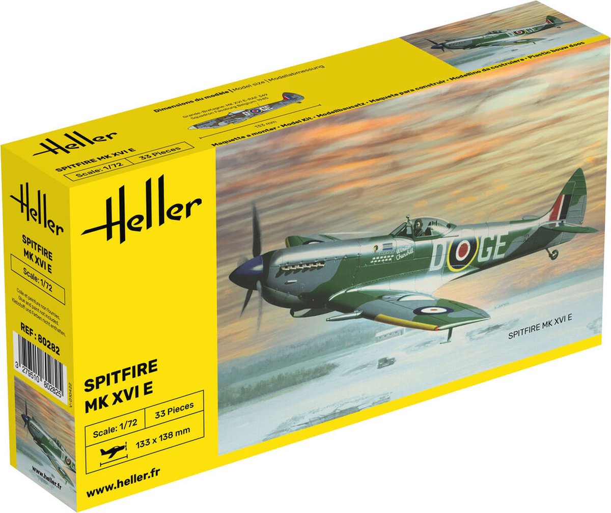 1:72 Heller 80282 Spitfire MK XVI E Plastic kit