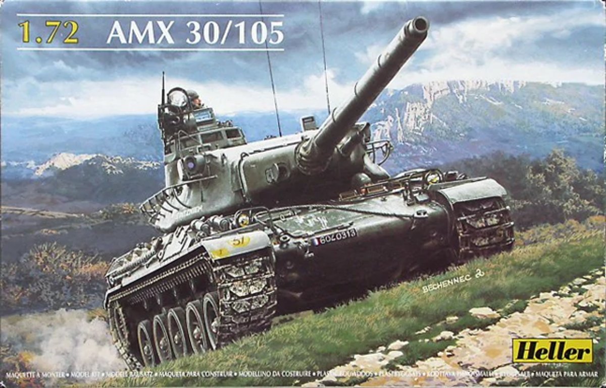 HELLER 1:72 AMX 30/105