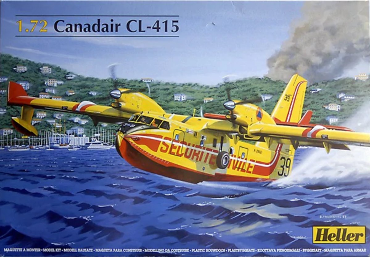 HELLER Canadair Cl 415 1:72
