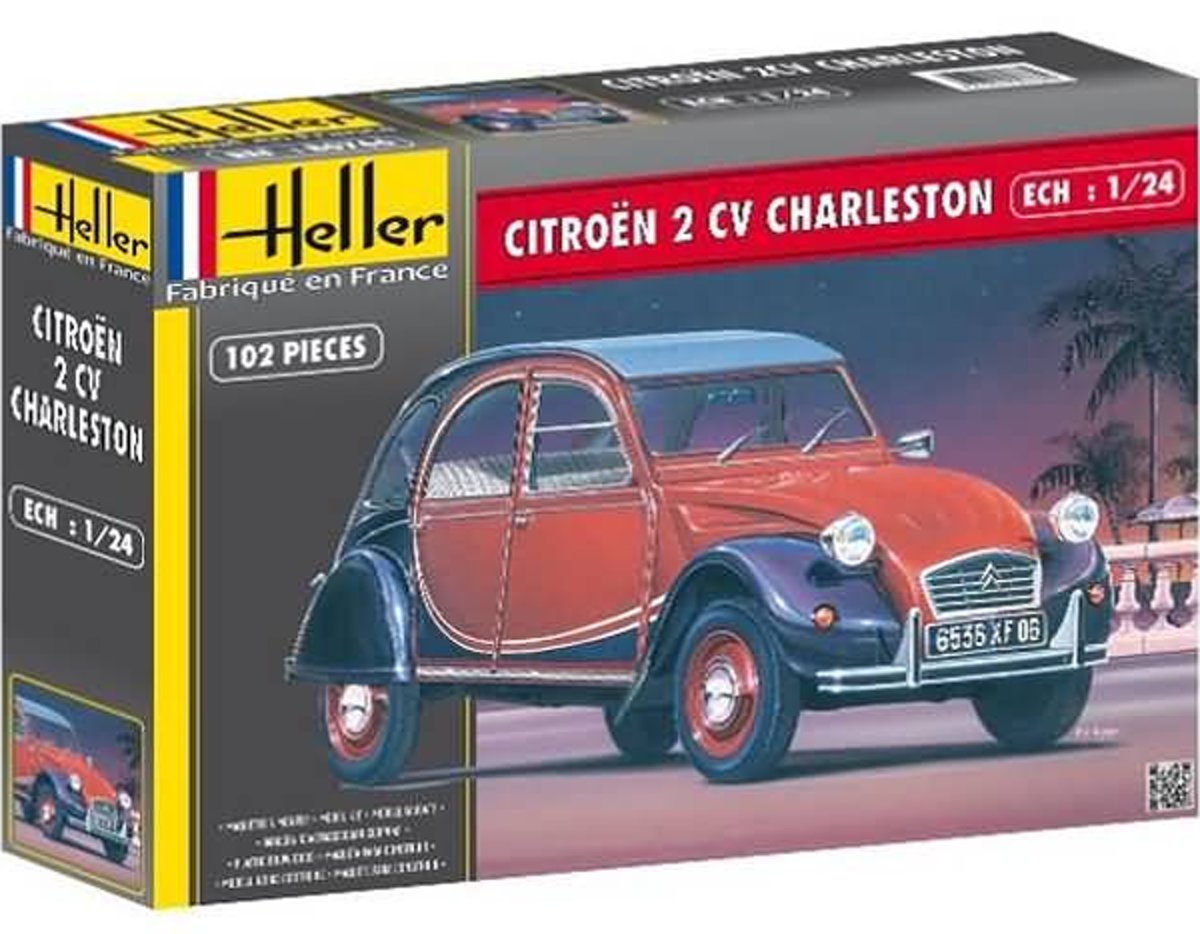 HELLER Citroen 2CV Charlest.1:24