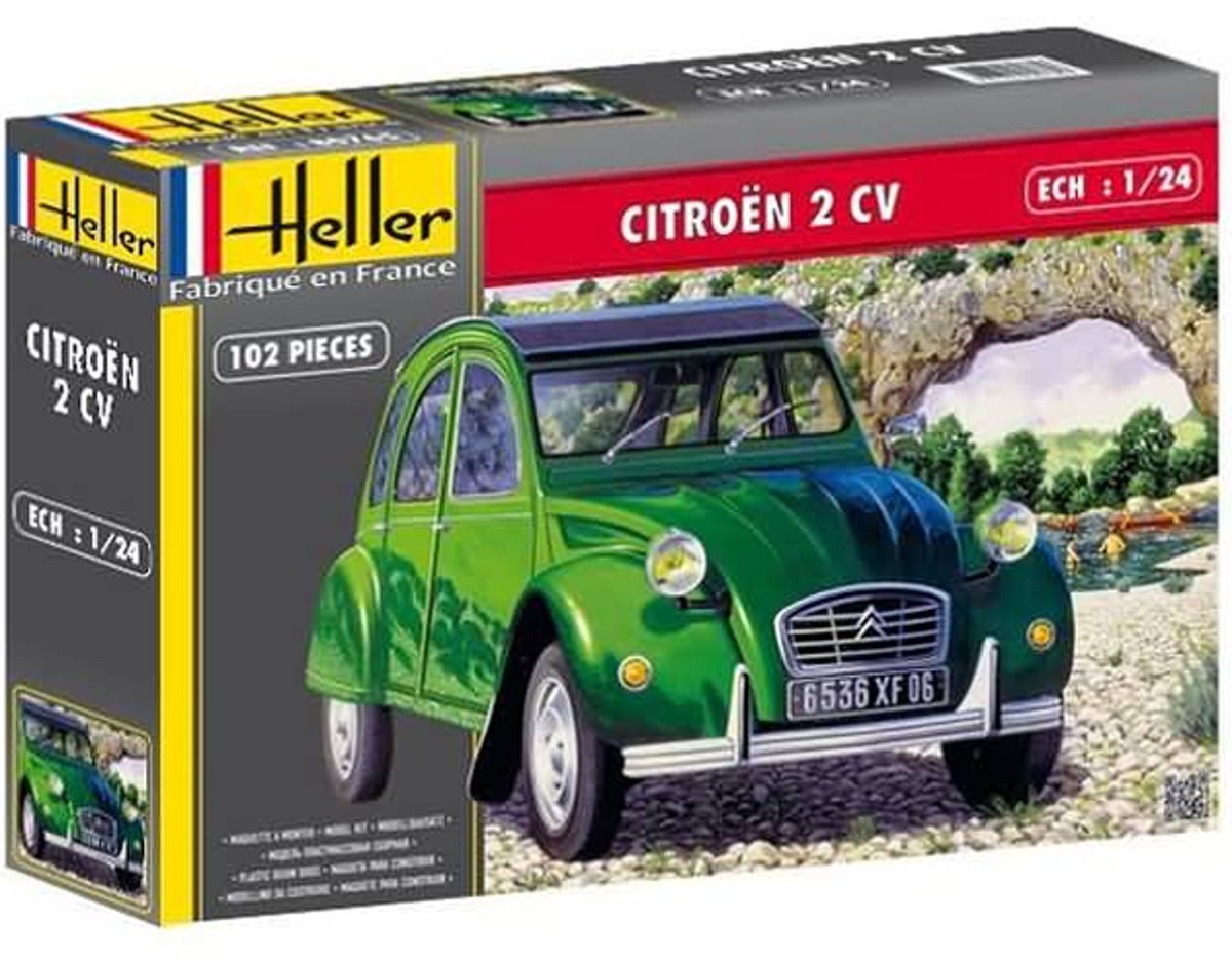 HELLER Citroen 2cv 1:24