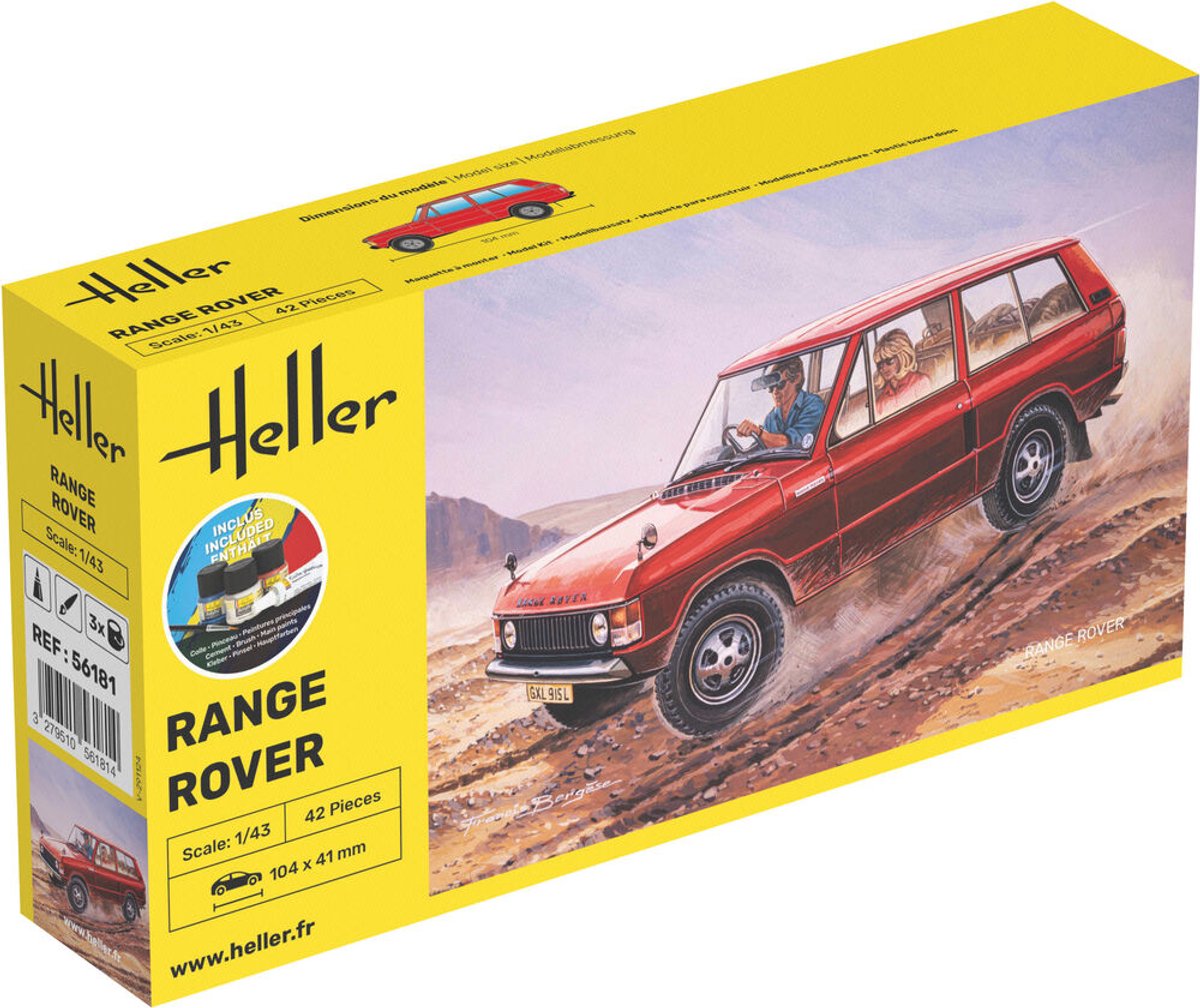 Heller Modelbouwpakket Auto - 56181 Range Rover - Auto - Starter Kit Plastic - 1:43 -