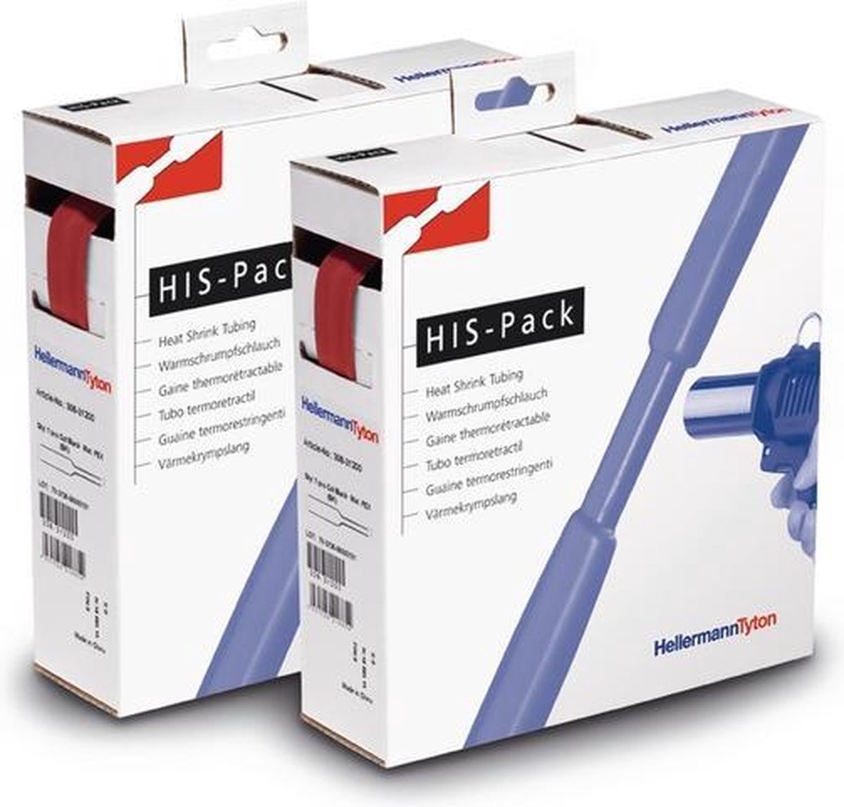 HellermannTyton 300-31902 Krimpkous zonder lijm Rood 19.10 mm 9.50 mm Krimpverhouding:2:1 5 m