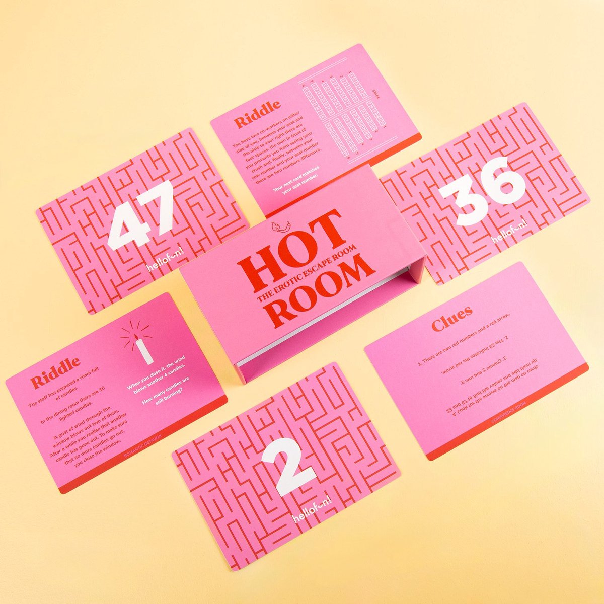 Hellofun Hot Room erotisch spel (Engelse editie)