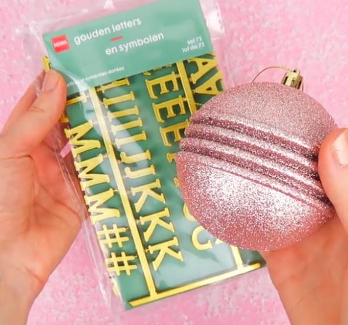 letter en symbolen voor scrapbooking - goud - set 72 letters - decoratie scrapbook album - journal - diy - ca. 2 cm - alfabet