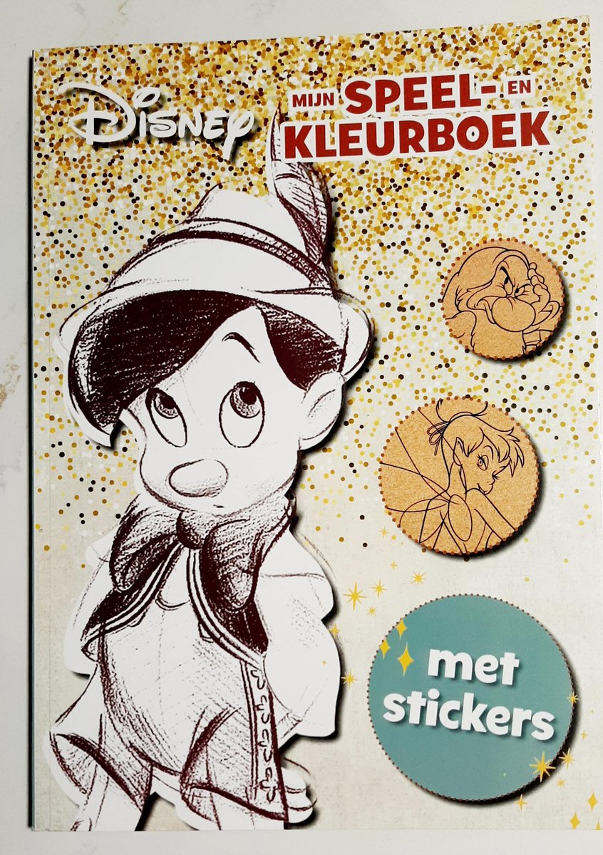 Disney mijn speel- kleurboek - vakantieboek - spelletjesboek - Pinokkio - Hemma