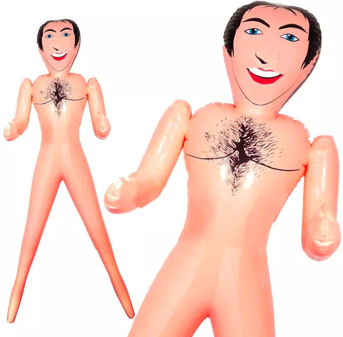 Henbrandt - Grappige Opblaasbare Pop Man voor Vrijgezellenfeesten en Feesten - Opblaaspop Hoogte van 150 cm