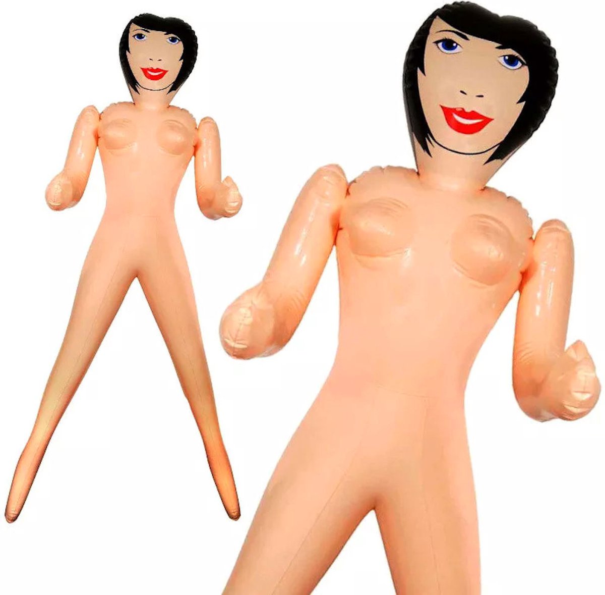 Henbrandt - Grappige Opblaasbare Pop Vrouw voor Vrijgezellenfeesten en Feesten - Opblaaspop Hoogte van 150 cm