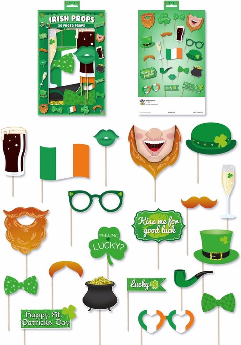 Ierse St Patricks foto props set