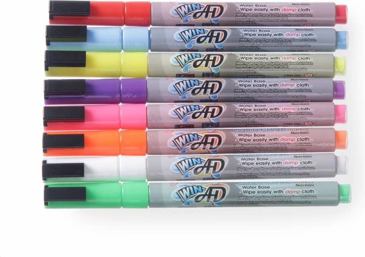 Hendi Krijtstiften met Ronde Punt 3 mm ( Set van 8 )