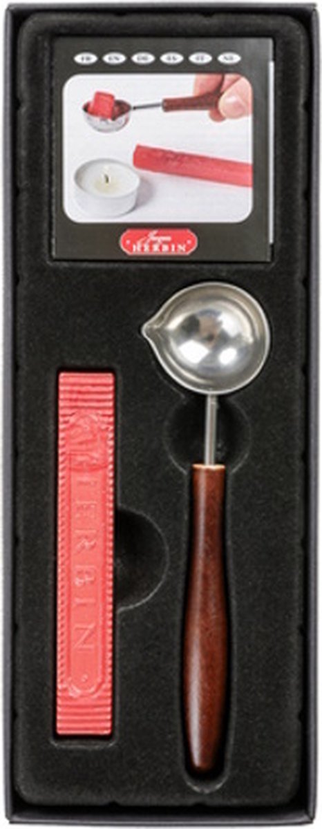 Herbin zegel wax met waslepel