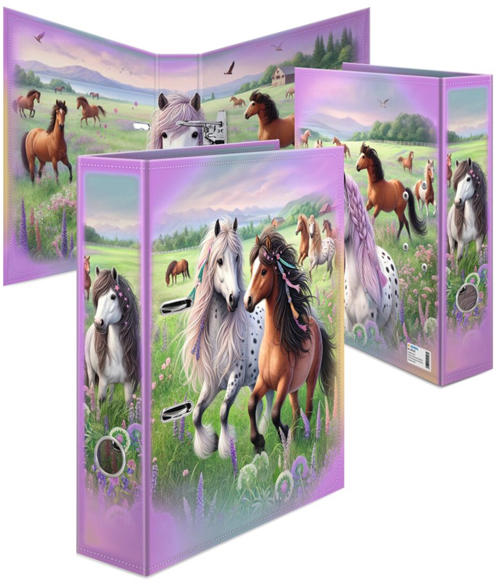 HERMA motiefordner Paardenwereld, DIN A4, rugbreedte: 70 mm