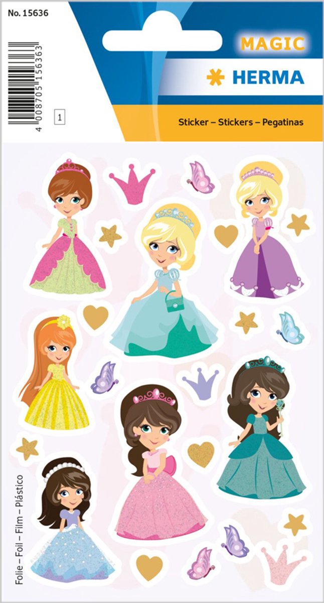 Herma Stickervellen Prinsesje Lieveling & Vriendinnen