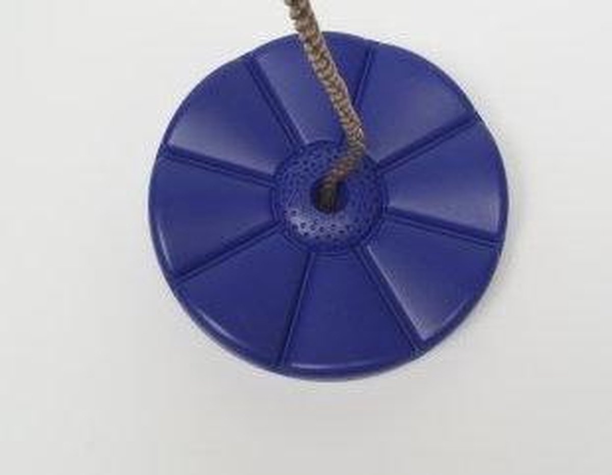 Schommeldisk in kunststof diam. 280x40 mm pp-touw geelHermic